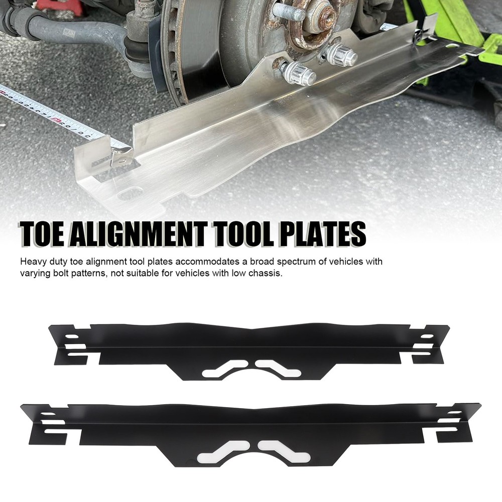 Toe Alignment Tool Plates Stainless Steel Accurate Wheel Alignment Measurem DBFP