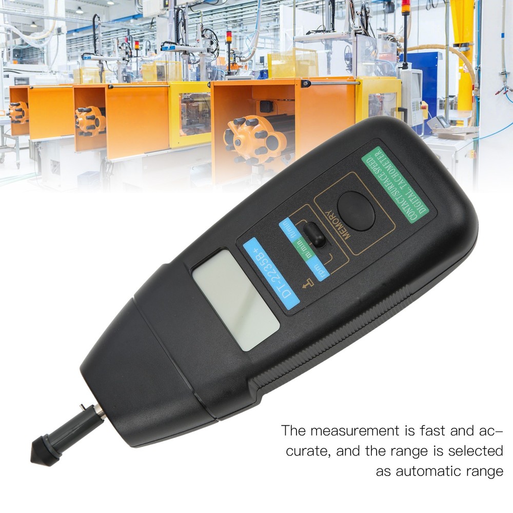 Digital Tachometer Fast Measurement Automatic Memory Auto Ranging Speed New