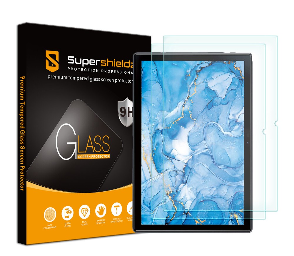 2x Supershieldz Tempered Glass Screen Protector for Dragon Touch Notepad 102 10"