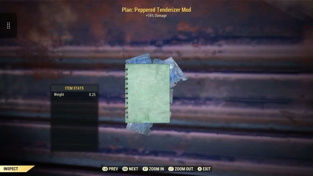 (Xbox) Peppered Tenderizer Mod Plan