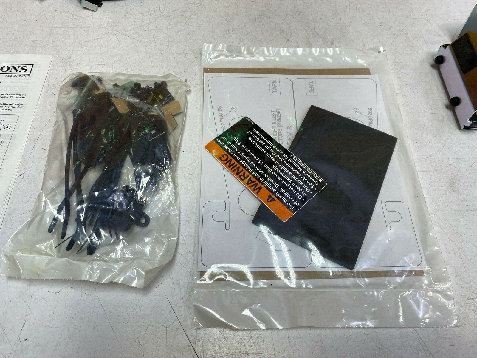 MTX Boom '06-'13 OEM Harley Touring Amplifier Audio Saddlebag Speaker Wiring Kit