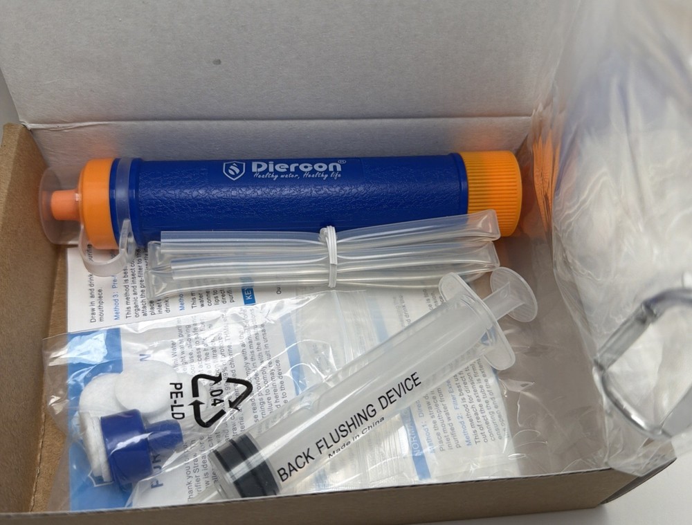 DIERCON PORTABLE MINI WATER PURIFIER STRAW