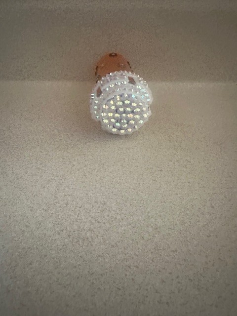 Rhinestone Bling Pill Bottle Container