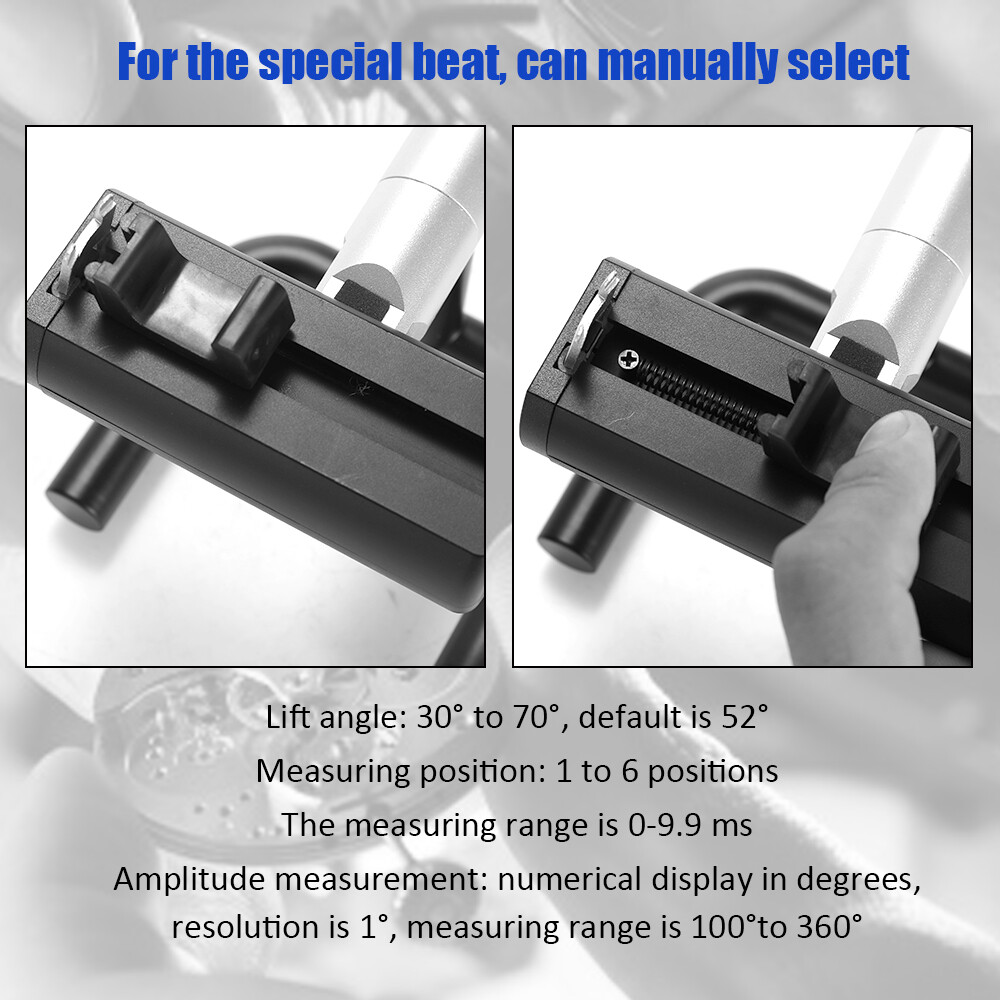 No.1000 Weishi Professional Timing Timegrapher Multifunctional Watch Tester US