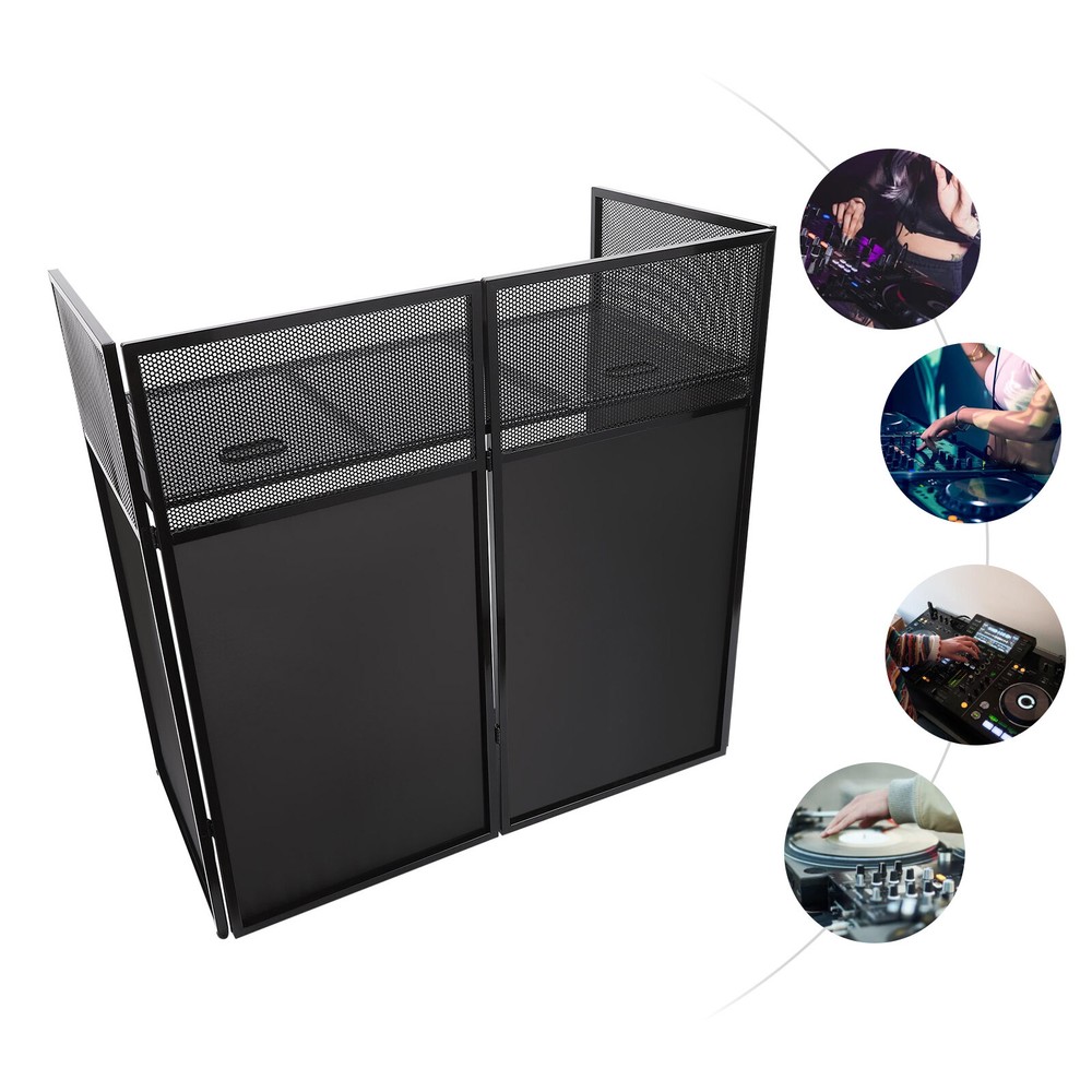 Event Table DJ Display Rack Floorstanding Display Rack Portable DJ Facade Booth