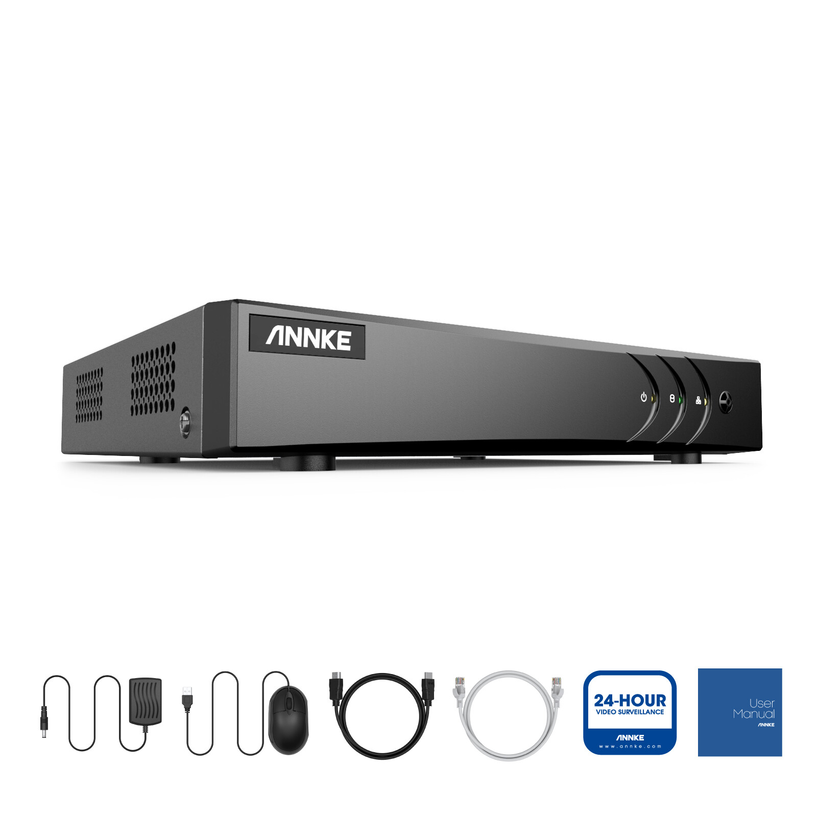 ANNKE 16CH 8CH 3K 5MP Lite H.265+ DVR CCTV Security Video Recorder AI Detection