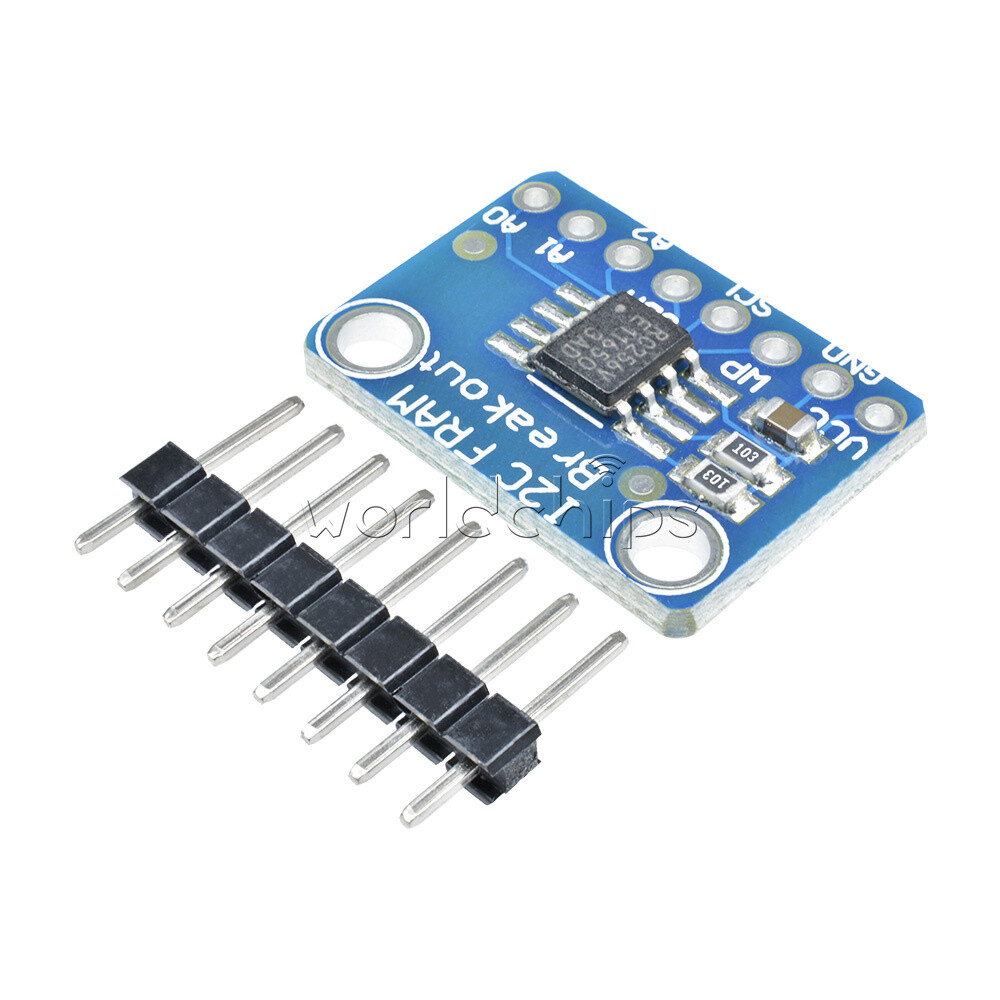 I2C IIC Non-Volatile FRAM MB85RC256V Breakout 256Kbit/32KByte Memory IC Tool