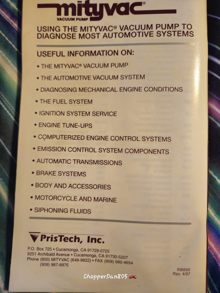 Silverline Mityvac Vacuum Pump Kit