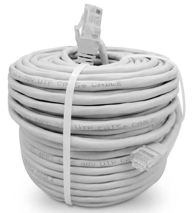 Lorex Cat5e 60FT Security Camera Replacement Cable Assembly Male Connector POE