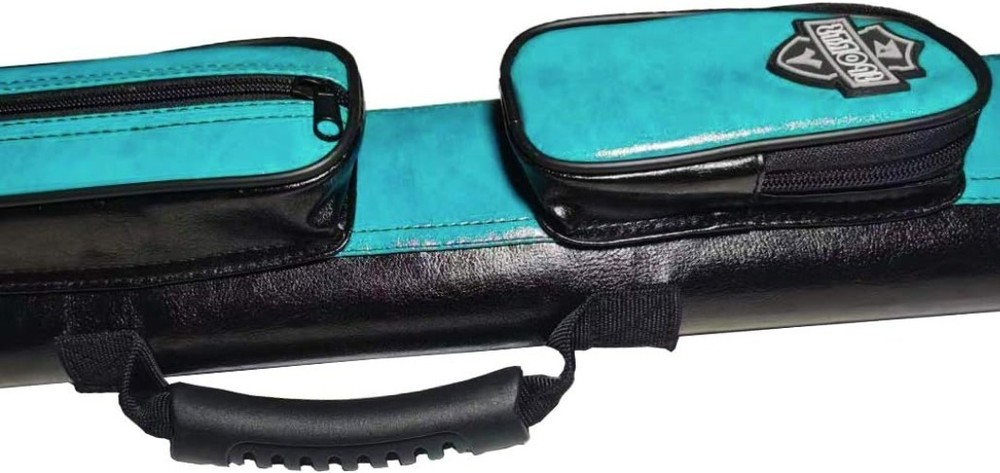 Elegant 2x2 Hard Pool Cue Case with Adjustable Strap - Protect Your Cues