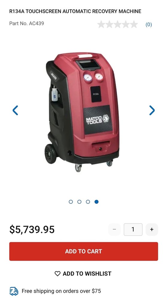 ac recovery and recharge machine. Fully aurtomated