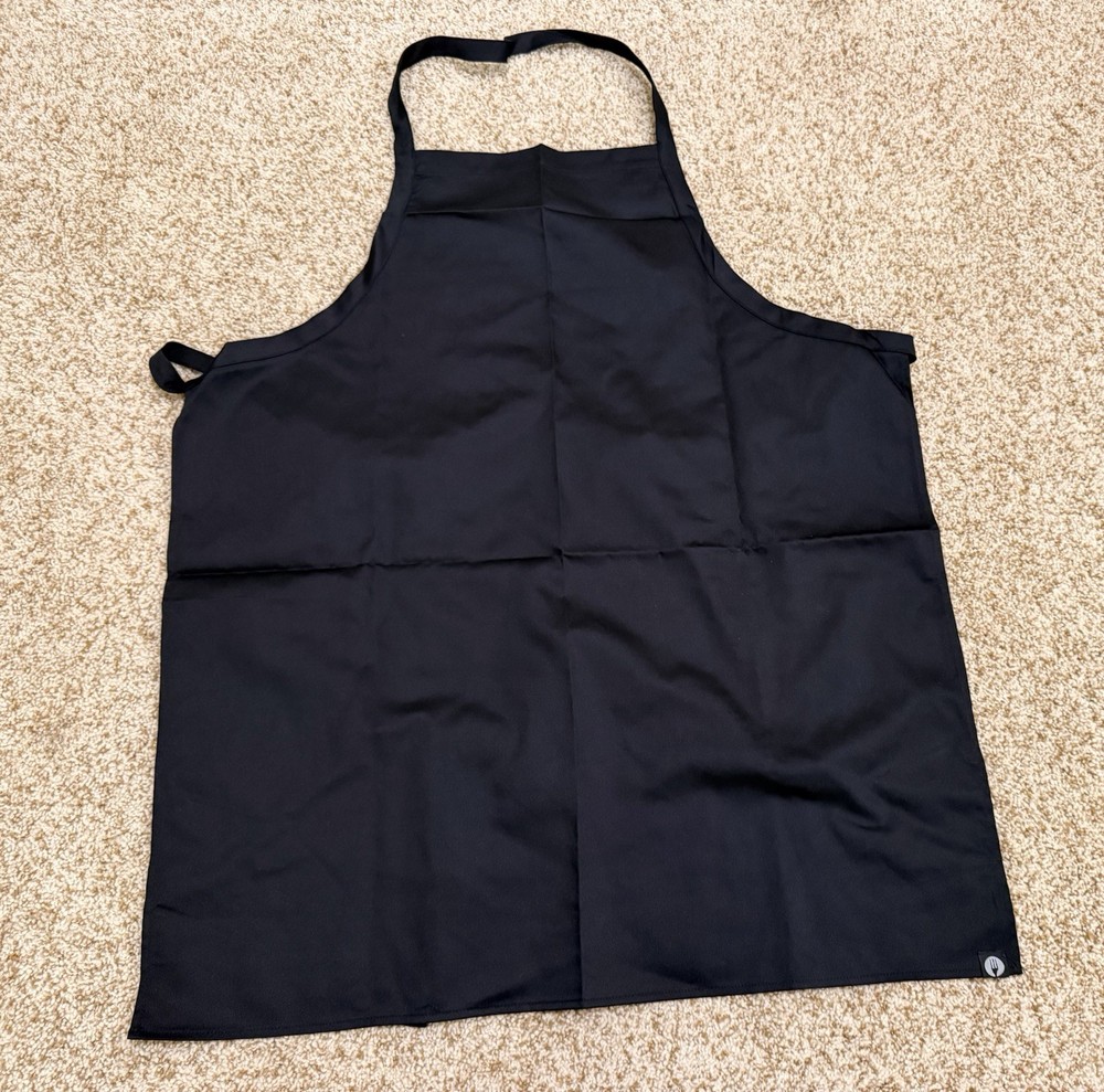 Chef Works Basic Black Bin Apron Item# APKBL