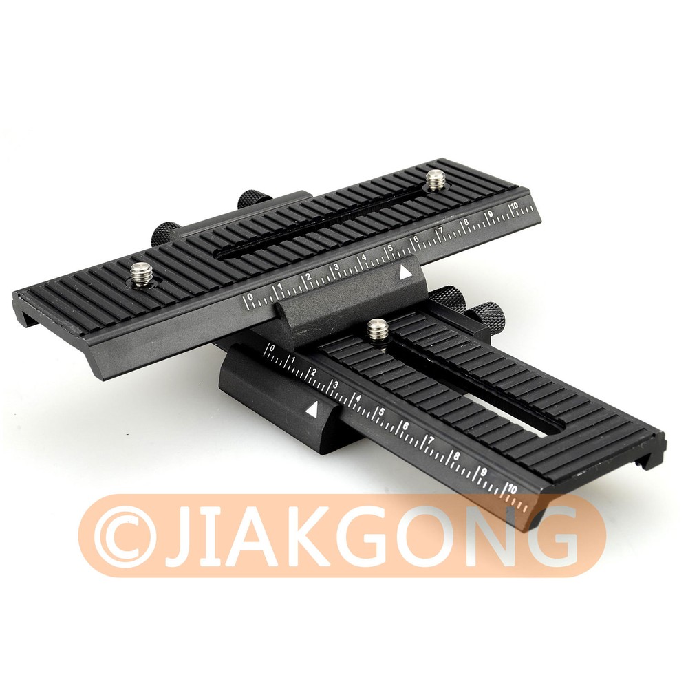 DSLRKIT 6 way Macro Shot Focus Rail Slider UP Down right left forward backward