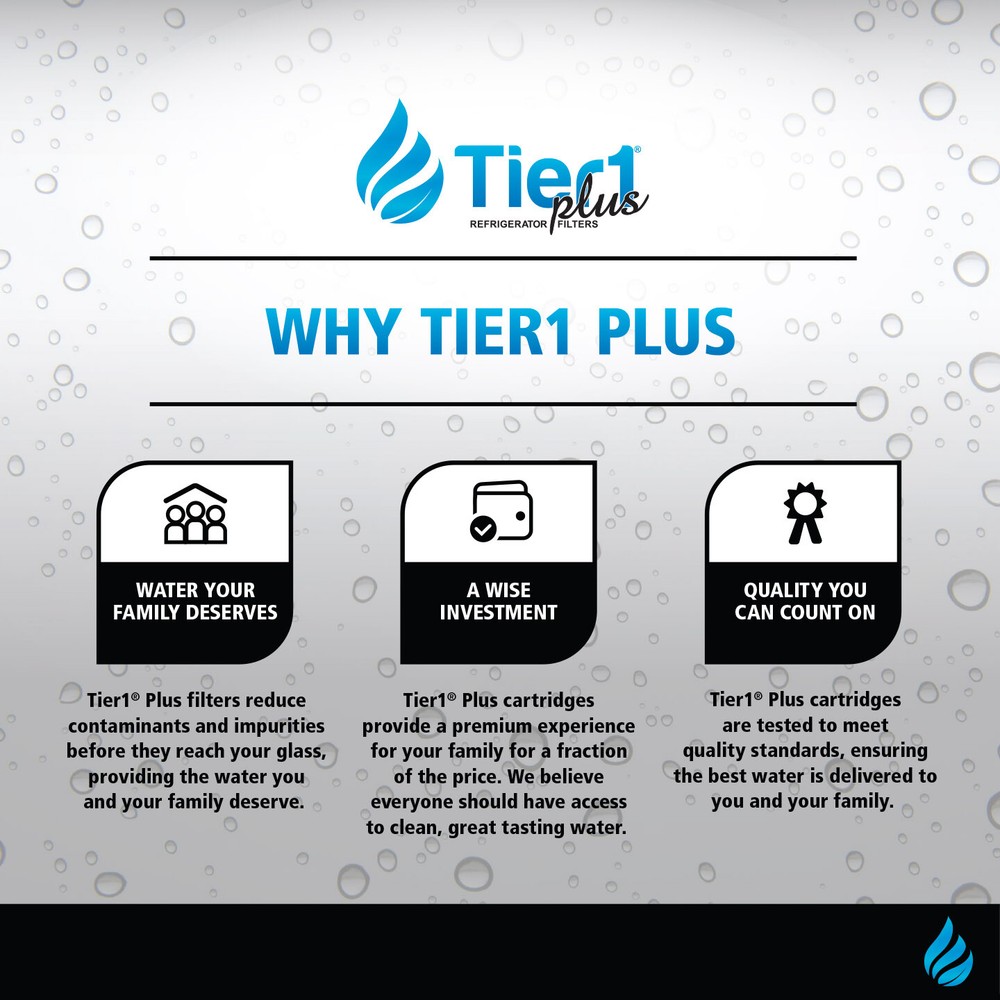 Fits LT700P LG Replacement Refrigerator Water Filter 2-Pack