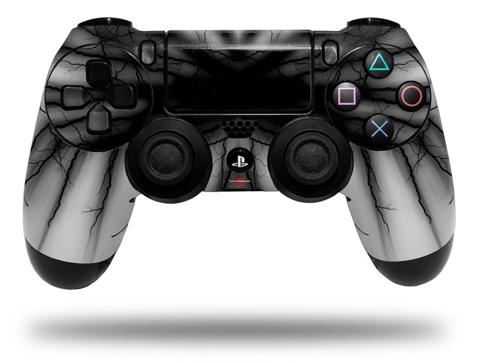 Skin for Playstation 4 Sony PS4 Controller Lightning Black
