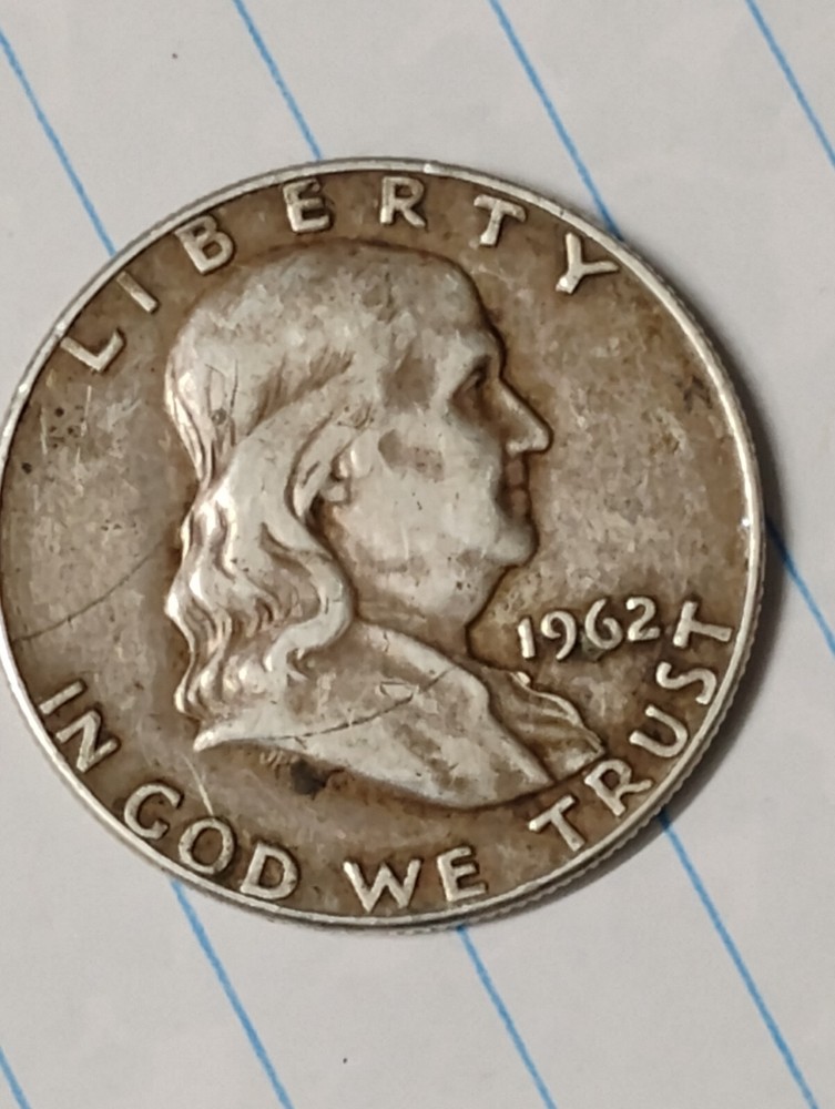 1962 d franklin half dollar nice coin with errors