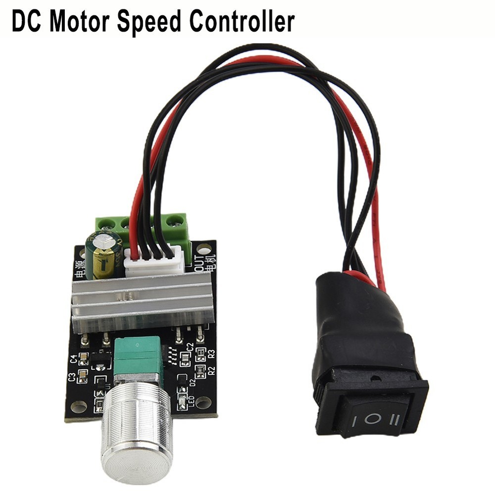 Switch Speed Controller Motor Regulator 6V 12V 24V 28V DC 3A For DC Motor