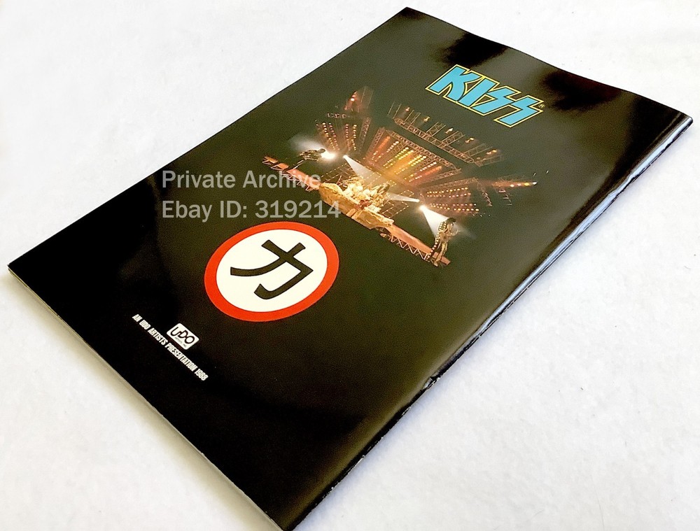 KISS Japan 1988 Crazy Nights Non-Makeup Tour Program Book Eric Carr - Ships USA