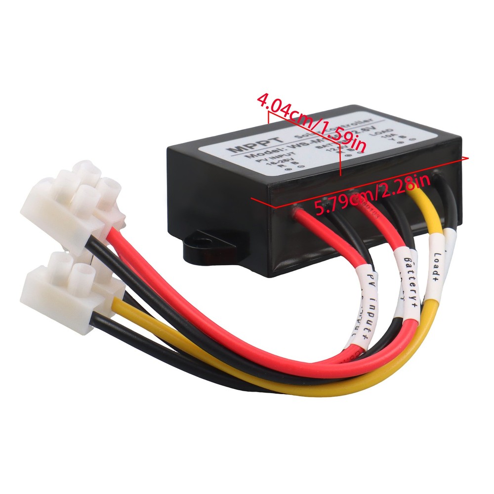 Solar Battery Charge Controller Boost MPPT Voltage Adjustable 150W 12.6V