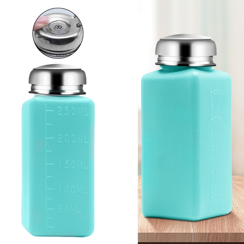 10Pcs Ergonomic Refillable Press Type Container Measurement Markings Secure