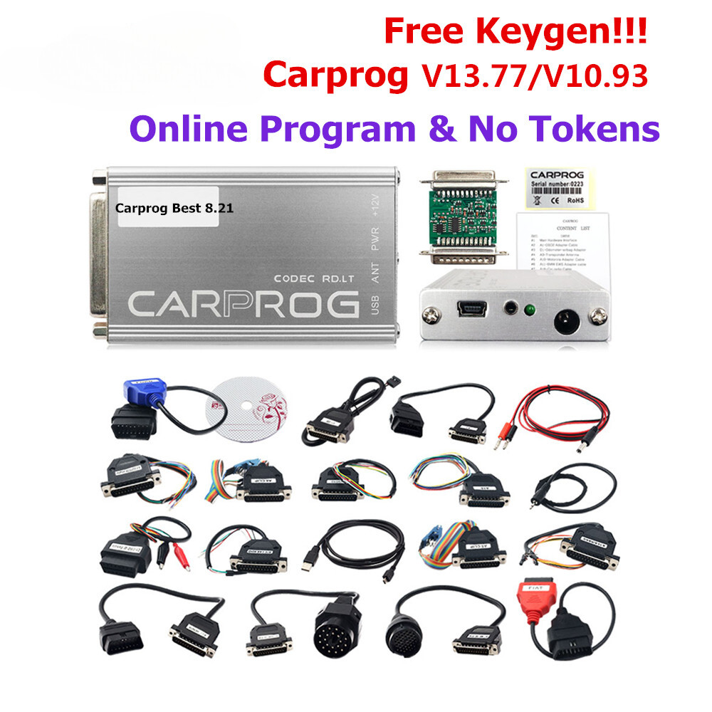 Full Adapter with Keygen Prog 8.21/v5.0 Iprog Pro for Radio/immo Ecu Repair Tool
