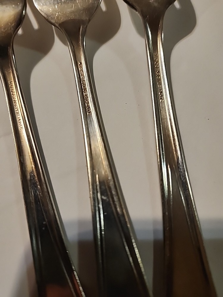 4 R.C.CO. Argyle plate Flatware Pcs Salad Fork RCCO