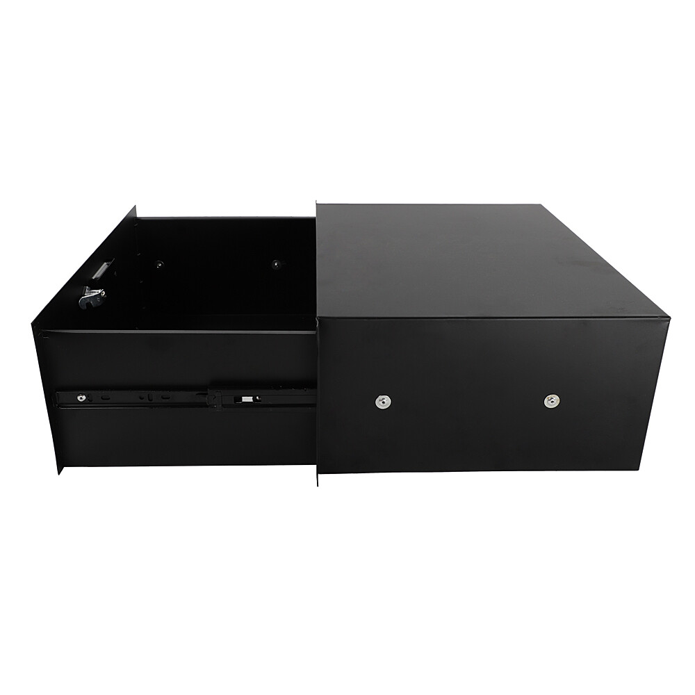 4U Drawer Server Cabinet Case 19 Inch Locking Rack Mount DJ Lockable Deep Drawer