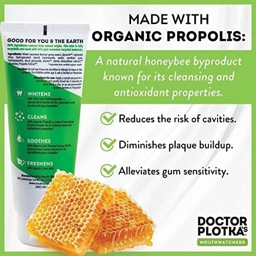 Dr Plotkas Fluoride Free Whitening Toothpaste by | Naturally Sourced