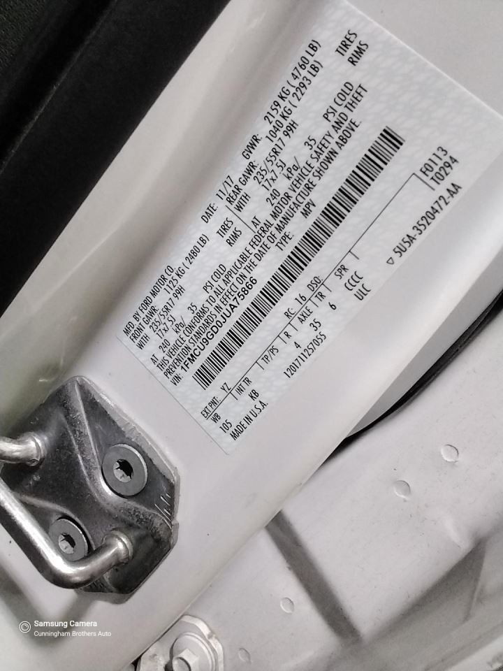 Speedometer Cluster MPH Fits 18 ESCAPE 4070820