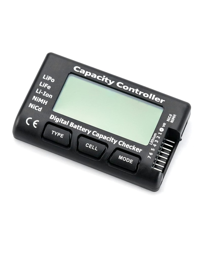 RC Cellmeter Controller Tester Voltage Tester, 7 Digital Battery Capacity