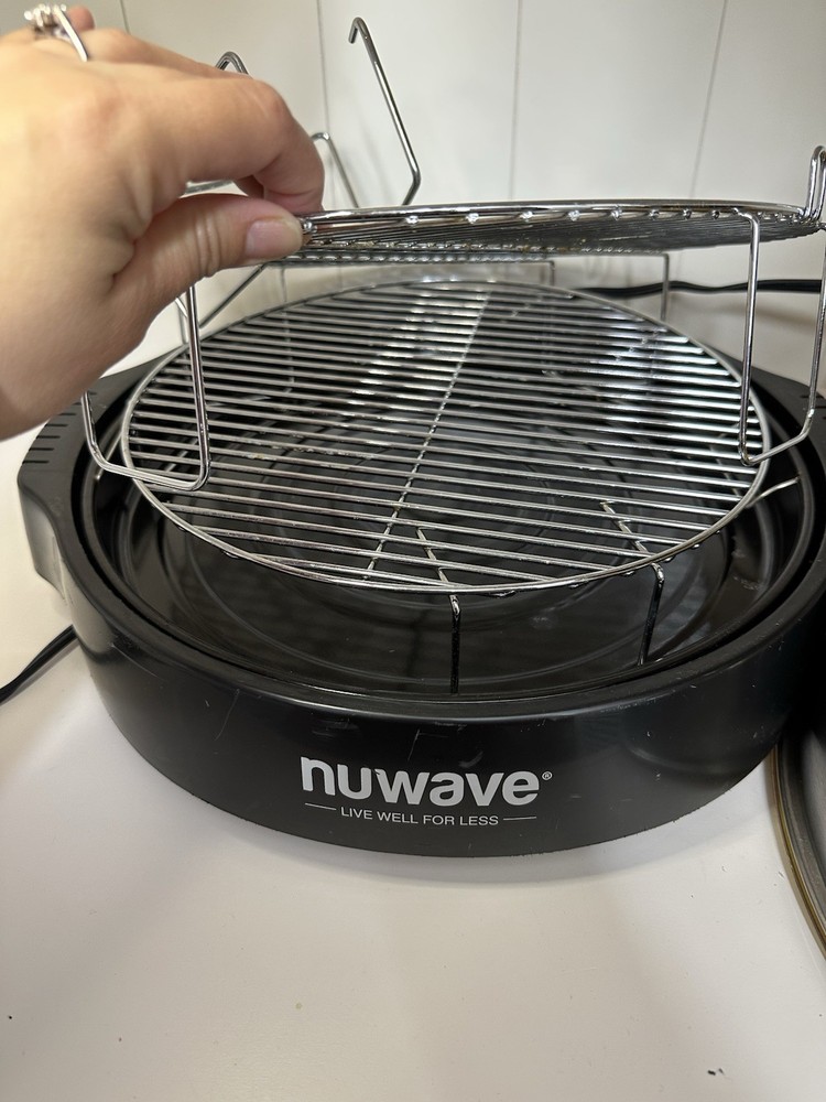 NuWave Oven Pro Plus Amber Dome With Extender & Ring/Rack Model# 20632