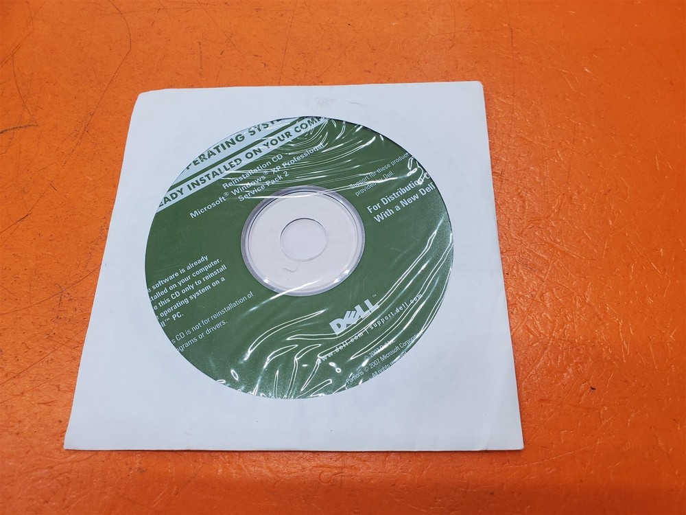 ⭐️⭐️⭐️⭐️⭐️ Dell Reinstallation CD Windows XP Professional Service Pack 2 0RX073