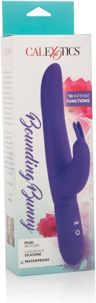 CalExotics Posh 10-Function Silicone Bounding Bunny - Purple