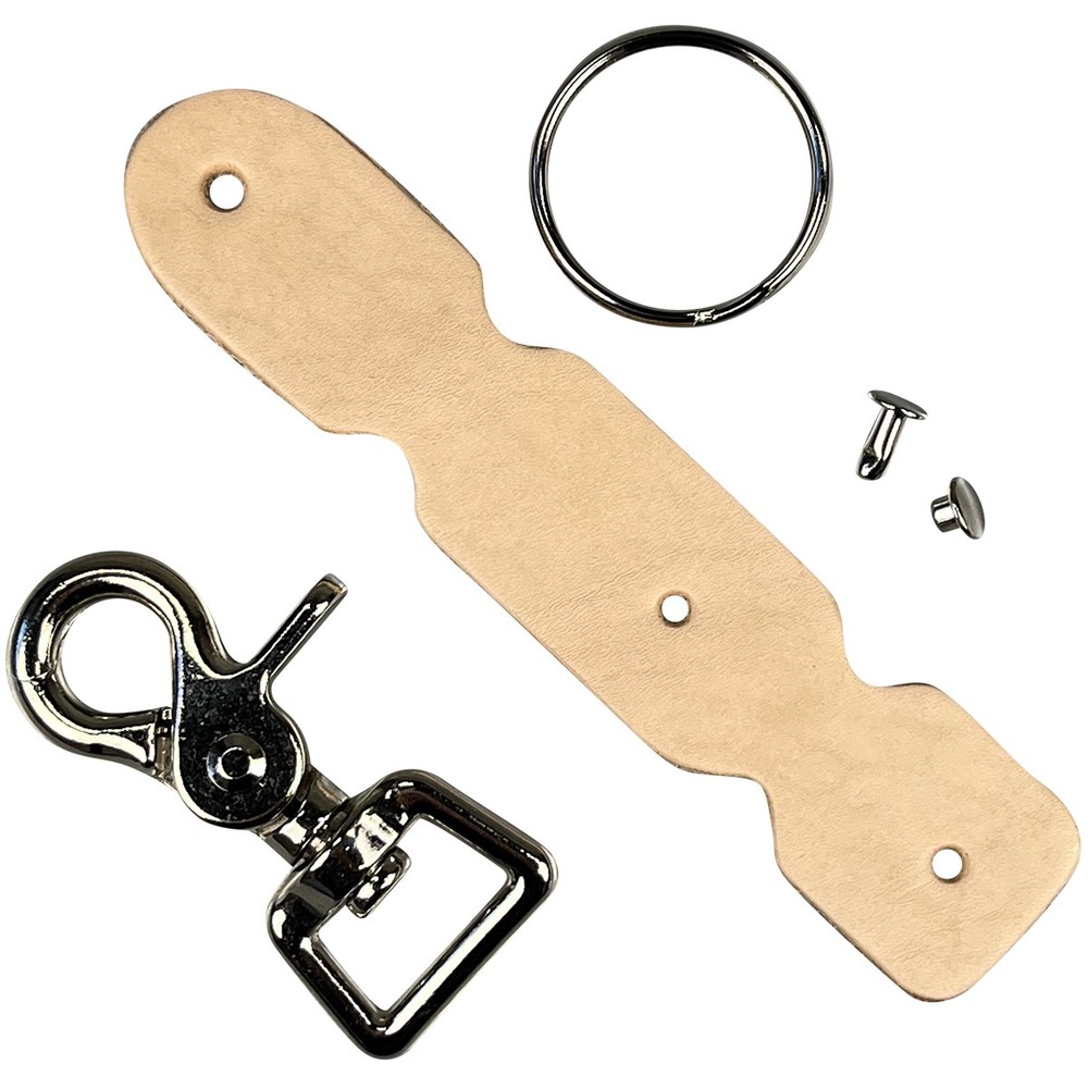 Leather Key Chain Kit - 10 Pack