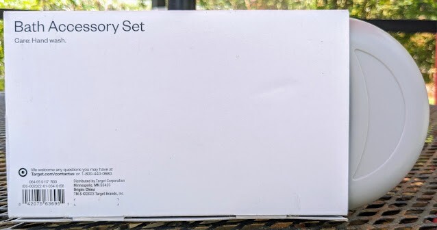 New Room Essentials - 3pc Gray Bath Bundle Set: Soap Tray & Pump & Canister