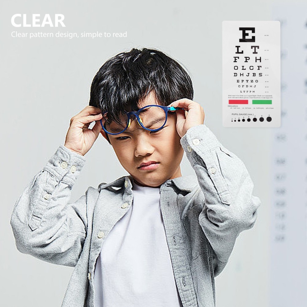 Vision Test Chart for School Screening Device Optometry Equipment Poster