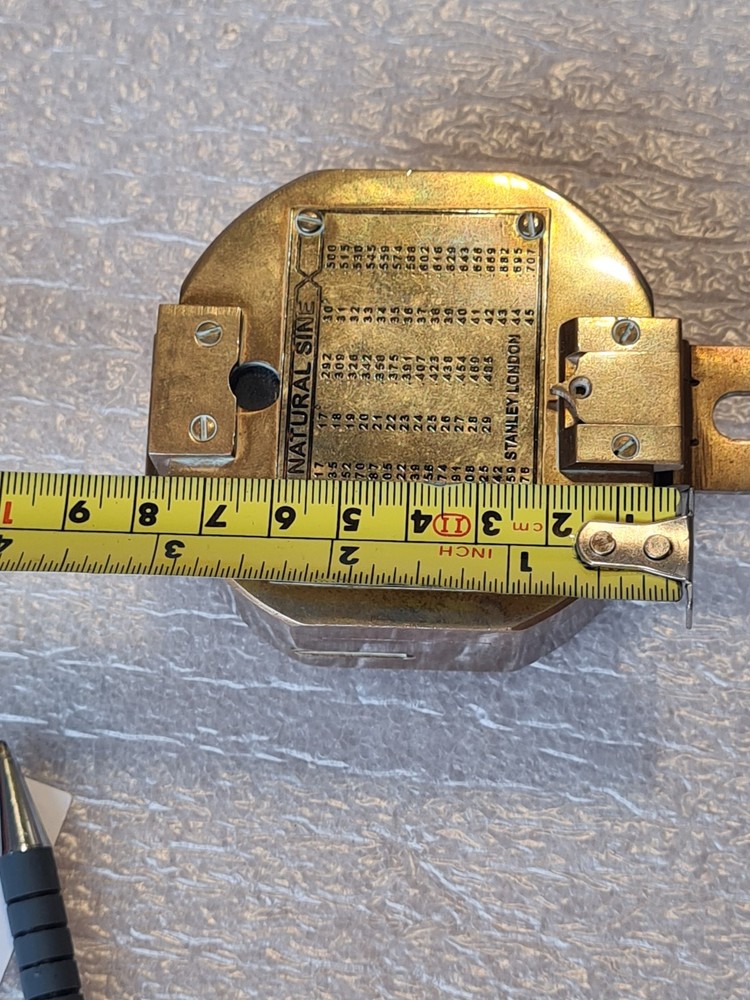 Vintage Stanley Brass Navigation Compass - Maritime