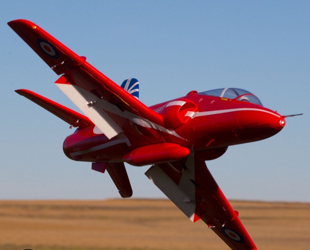 FMS 80mm BAE Hawk Red Arrow EDF PNP