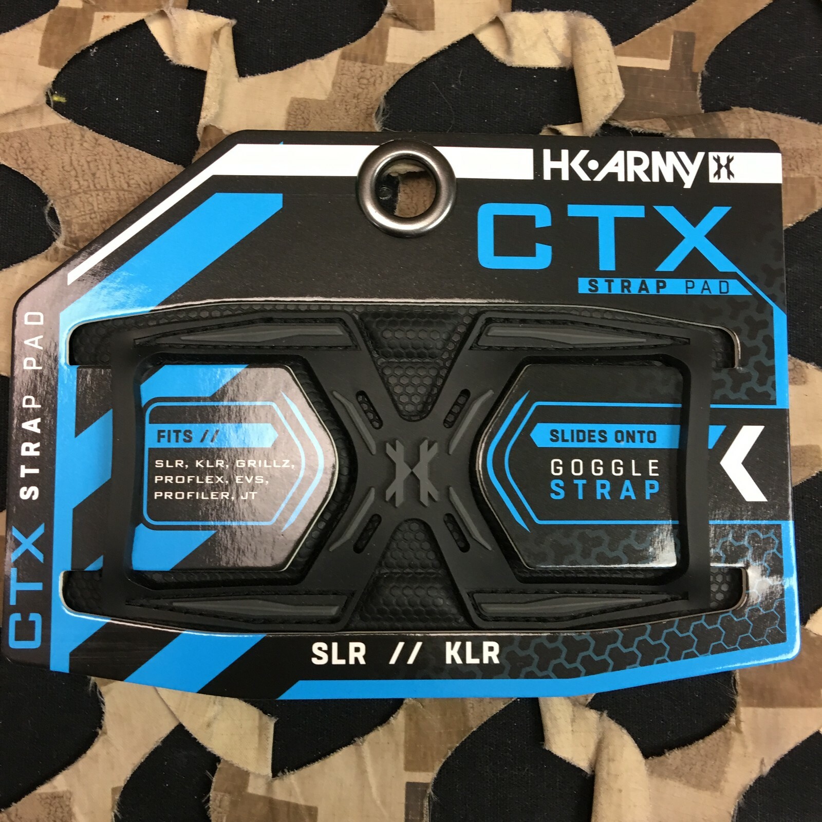 New HK Army Universal CTX Goggle Strap Pad - Grey/Black