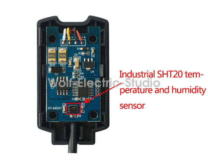 SHT20 Temperature Humidity Sensor Modbus RS485 High Precision Transmitter