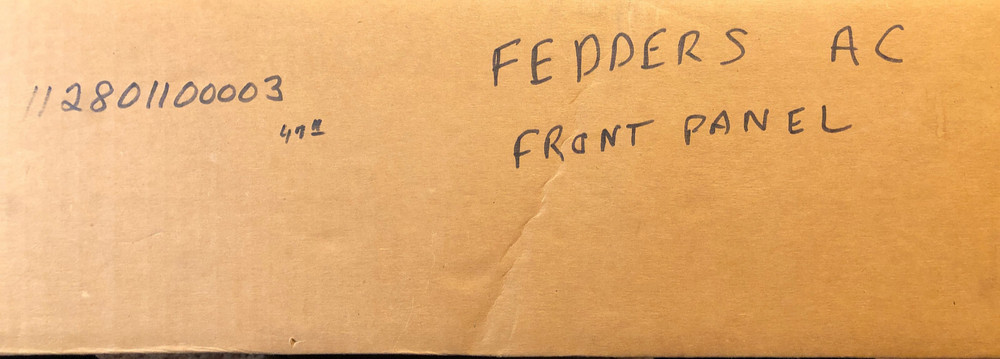 Fedders # 11-28-01100-003 Front Panel -Window / Wall AC