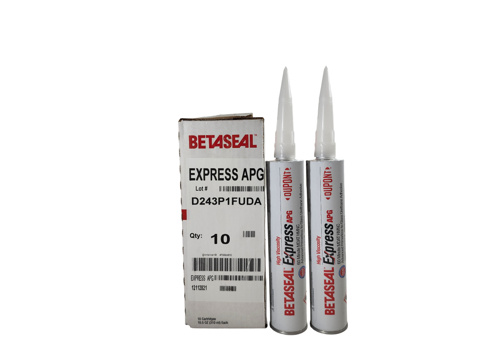 Betaseal Express APG Primerless Auto Glass Urethane Adhesive  2 Tubes BB 12-1-25