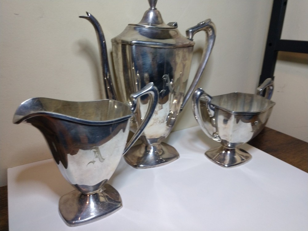 Bailey Banks & Biddle Silver Plated Tea Set