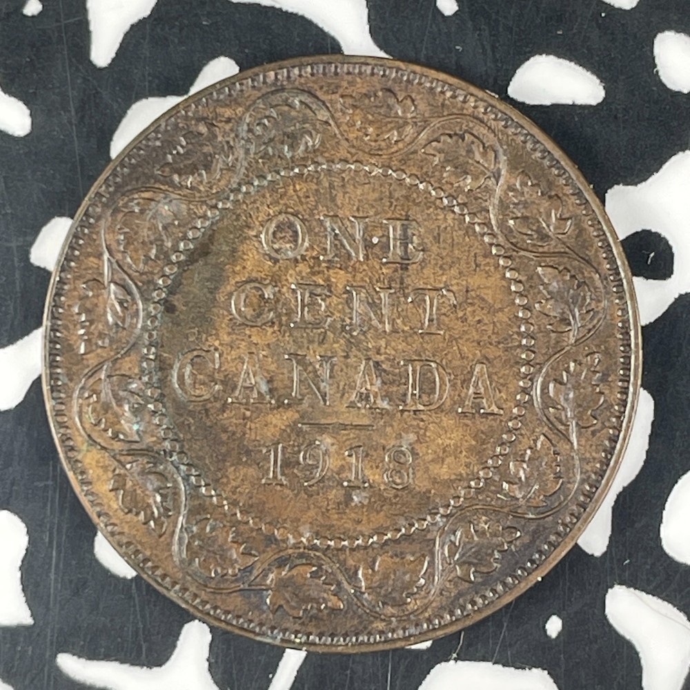 1918 Canada Large Cent Lot#F0827 Nice!