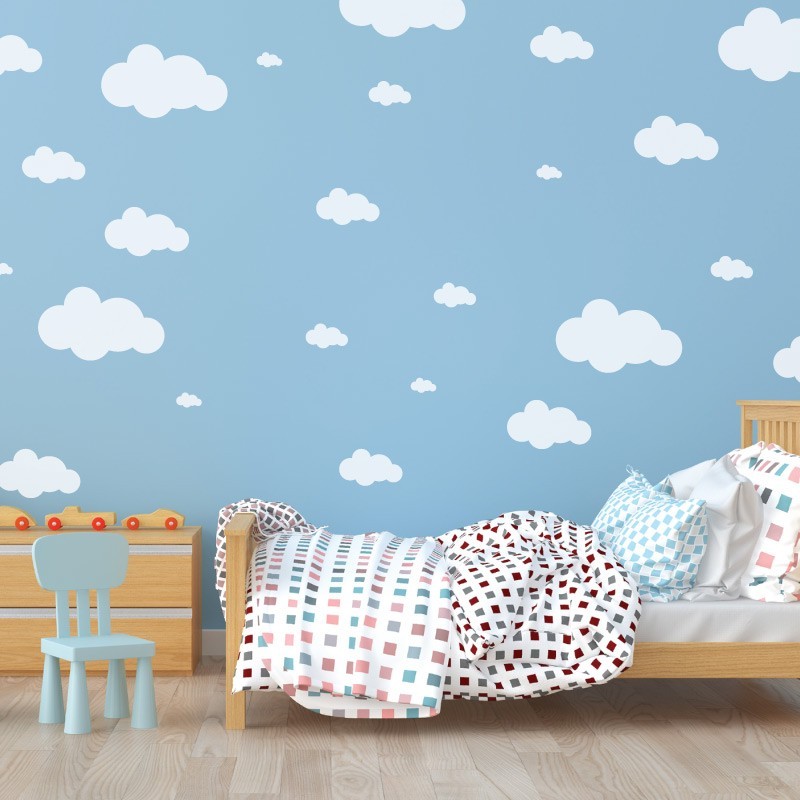 KIDS Reusable Plastic Stencils (5 pcs) // CLOUD #2