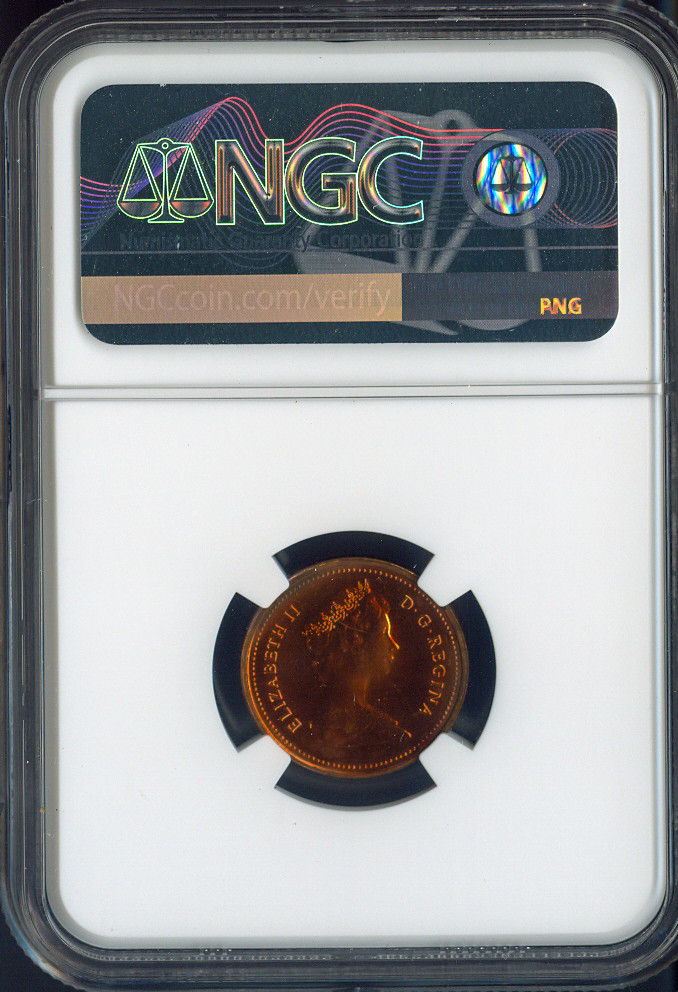 1981 Canada Small Cent NGC MS66 RD MAC - Quality