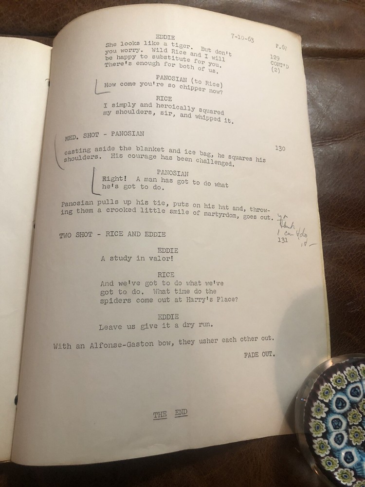 THE LIEUTENANT VIntage TV SCRIPT