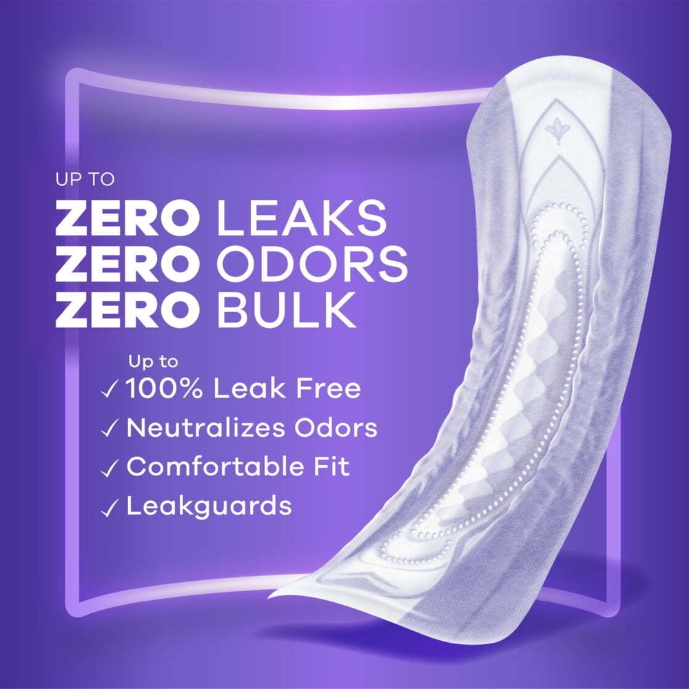 Always Discreet Incontinence Pads, Extra Heavy Absorbency, Regular, 33 Ct