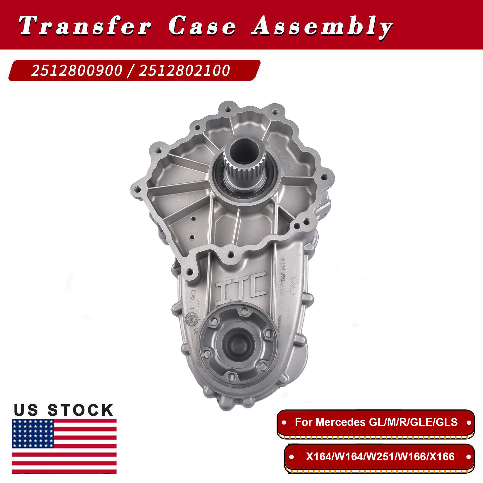 Transfer Case Assembly 2512803500 for Mercedes R M GL-Class GL320 GL450 ML250