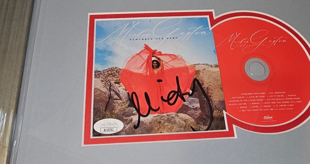 Mickey Guyton Signed autographed Remember her Name CD JSA COA